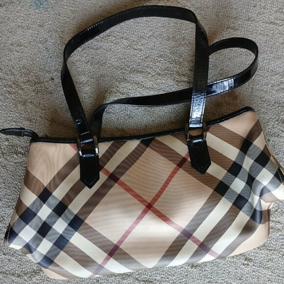 Authentic Burberry Nova Check Tote Bag - Excellent Condition - Picture 1 of 3